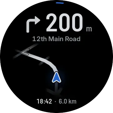 Route: 200 metres to a right turn onto 12th Main Road.